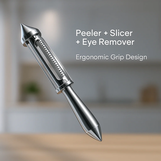 3 in 1 Stainless steel Multifunctional Veggie Peeler (Buy 1 Get 1 FREE)