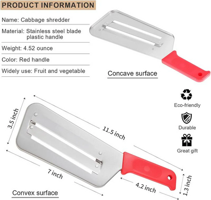 Stainless Steel Cabbage Shredder