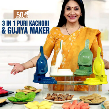 2-in-1 Gujiya & Momos Maker 🥐🔫 Holi Sale Flat 50% OFF😍