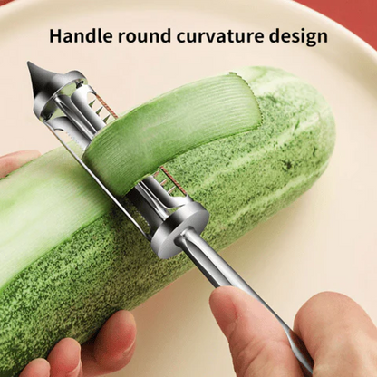 3 in 1 Stainless steel Multifunctional Veggie Peeler (Buy 1 Get 1 FREE)